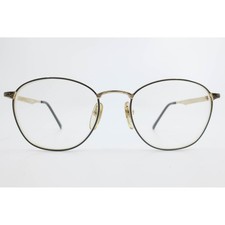 Laura Ashley Jaine Eyeglass Frames Gold Black Oval Filigree 135mm Metal 41475
