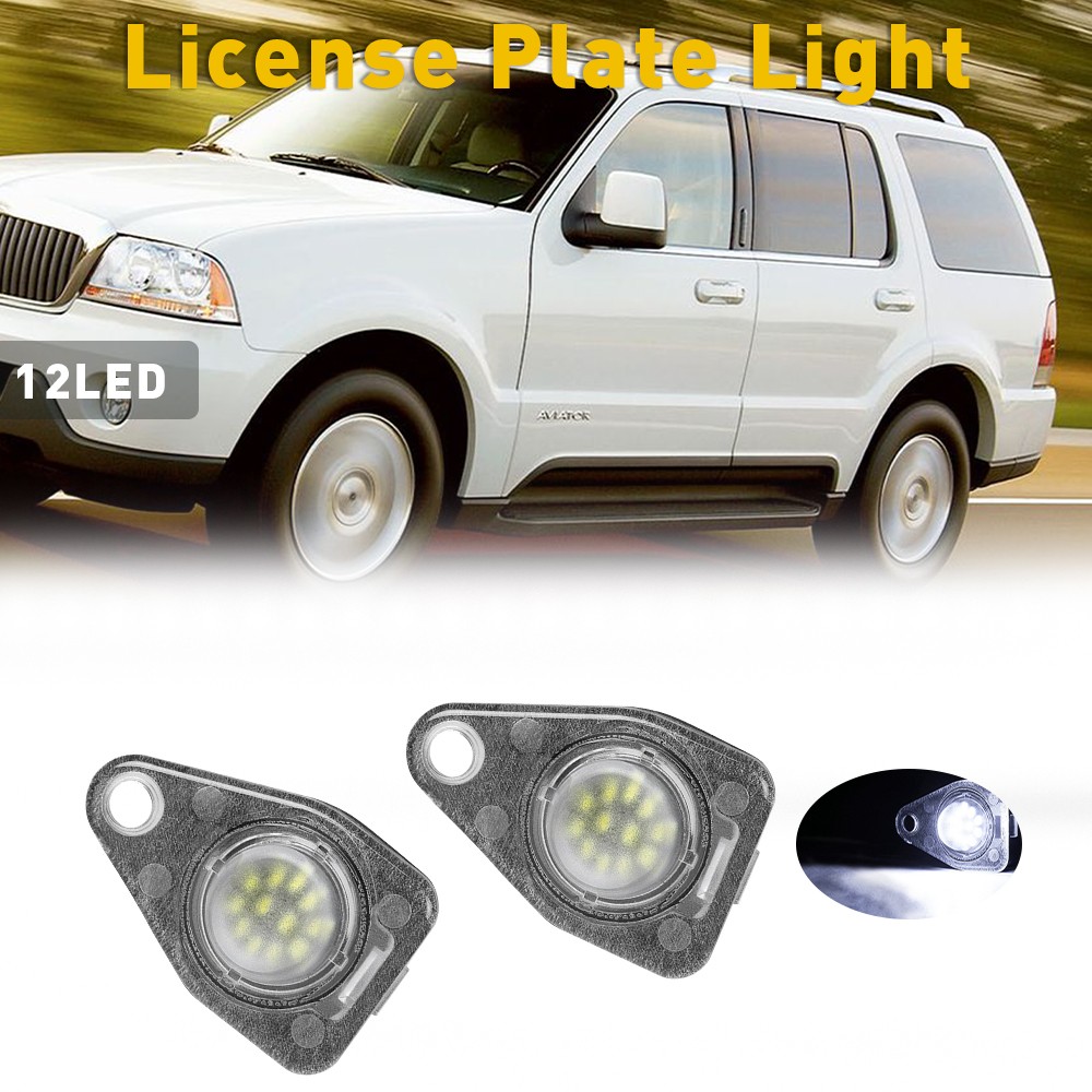 Pair License Plate Lamp Light Assembly Pair Freestar for Freestyle Taurus X