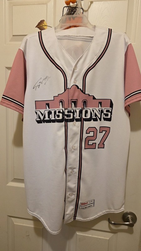 2013 San Antonio Missions Breast Awareness Jersey 
