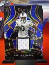 2025 Panini Select Matthew Golden Draft Selections Blue Prizm #DSM-MGN Packers