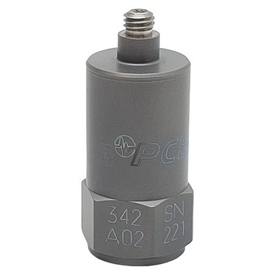 PCB 342A02 ICP Quartz Compression Isolator Mode Accelerometer, #10-32 Thread