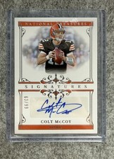 COLT MCCOY 2025 National Treasures #SIG-CMY Signatures Auto /99