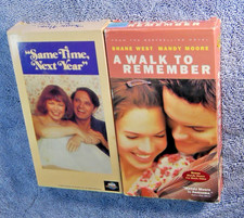 VHS Lot 2 Same Time Next Year & A Walk to Remember ISBN Tested