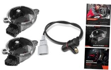 3-PC Engine Camshaft Crankshaft Position Sensor Compatible with Volkswagen