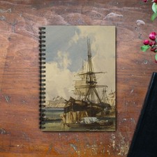 Richard Parkes Venice Art Spiral Notebook Ruled Journal Line Bonington Riva