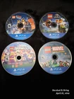 Bundle Of 4 LEGO PS4 Video Games Loose Discs PlayStation 4