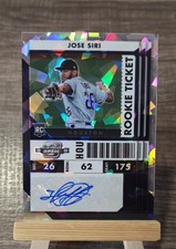 2022 Panini Chronicles - Contenders Rookie Ticket Jose Siri #32 Cracked Ice /23