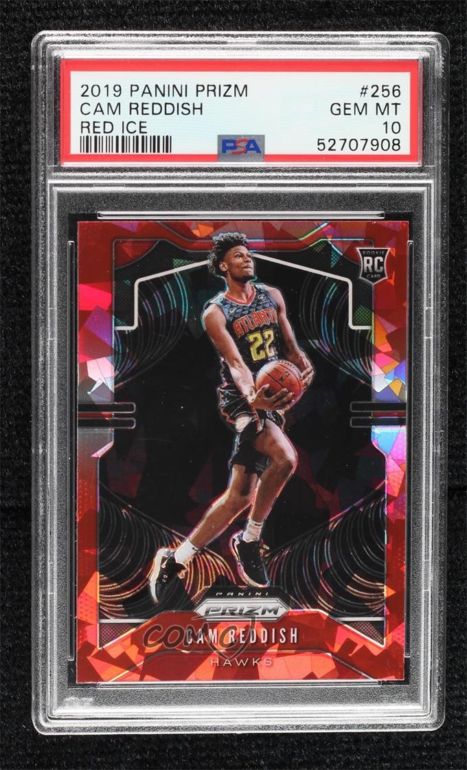 2019-20 Panini Prizm Rookie Red Ice Prizm Cam Reddish #256 PSA 10 GEM MT zy6