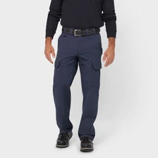 HOT Men's Du luthFlex Fire Hose Relaxed Fit Cargo Work Pants (Navy) | Freeship