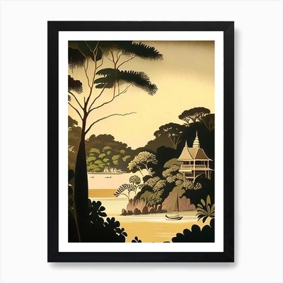 Koh Lanta Thailand Rousseau Inspire Gerahmtes Wandbild Poster Leinwanddruck Bild