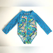 Tommy Bahama Infant Rash Guard Size 18 M Colorful Paisley  Beach Vacation Travel