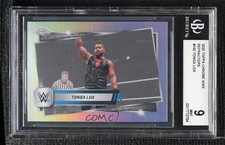 2025 Topps Chrome WWE Refractor Tonga Loa #162 BGS 9 MINT 3hd