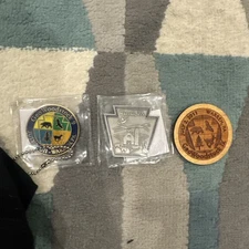 Geowoodstock IX Official Event Geocoins TRACKABLES