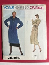 UNCUT Misses Dress Tunic Skirt Valentino Sewing Pattern Vogue 2051 Sz 6