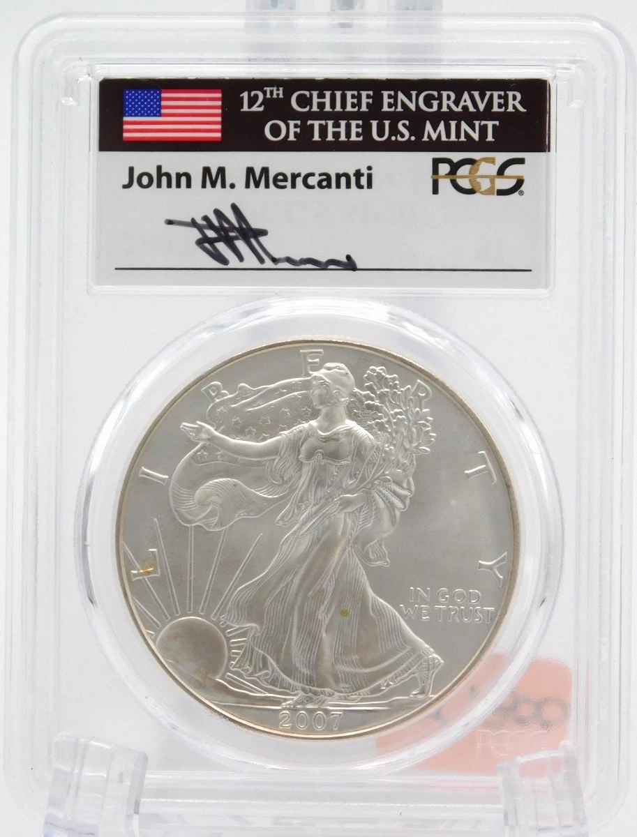 American Eagle MS 70 Graded 2007 Silver Bullion Coins for sale | eBay