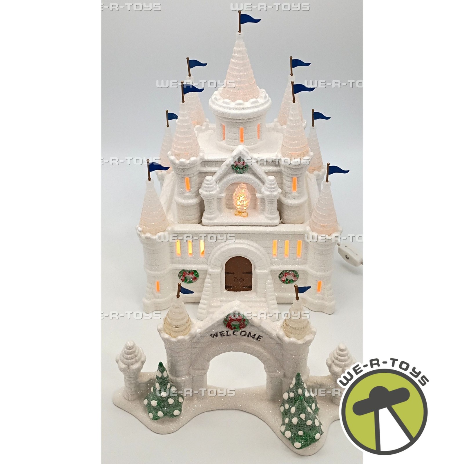 Department 56 Snow Carnival Ice Palace Original Snow Village Lighted Building