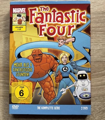The Fantastic Four: Die Kompette Serie Box mit 2 DVD's Animation CATOON Comic