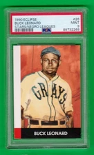 1990 Eclipse Buck Leonard #26 HOF PSA 9 Stars NEGRO League MINT