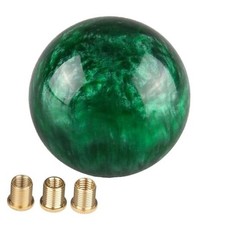 Round Ball Shift Knob Marble Style Universal Gear Shift Knob with 3 Green