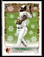 2022 Topps Holiday #HW98 Felix Bautista RC Baseball Card 1103U