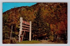 Woodstock NH-New Hampshire, Entrance To Lost River, Antique, Vintage Postcard