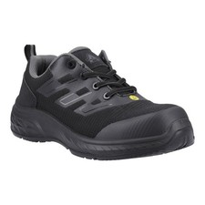 Amblers Track S7 ESD black composite toe/midsole safety work trainers AS712C
