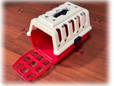 Vintage 101 Dalmatians Disney Toy Pet Carrier Plastic 11 x 10 x 9 for Stuffies