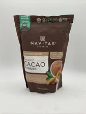 Organic Cacao Powder, Unsweetened, 24 oz (680 g)