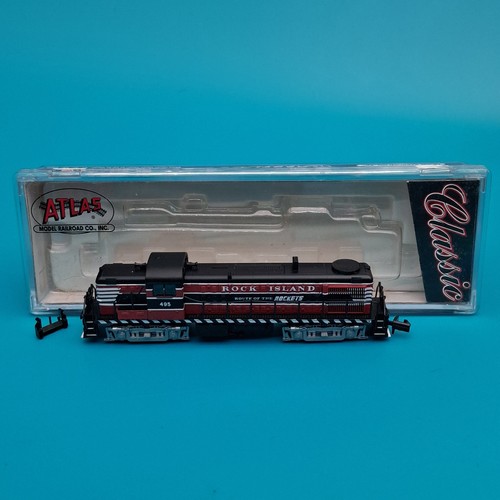 Locomotora Atlas Classic # 42025 RS-3 Rock Island # 495 calibre N PROBADA FUNCIONA | Condition: Used