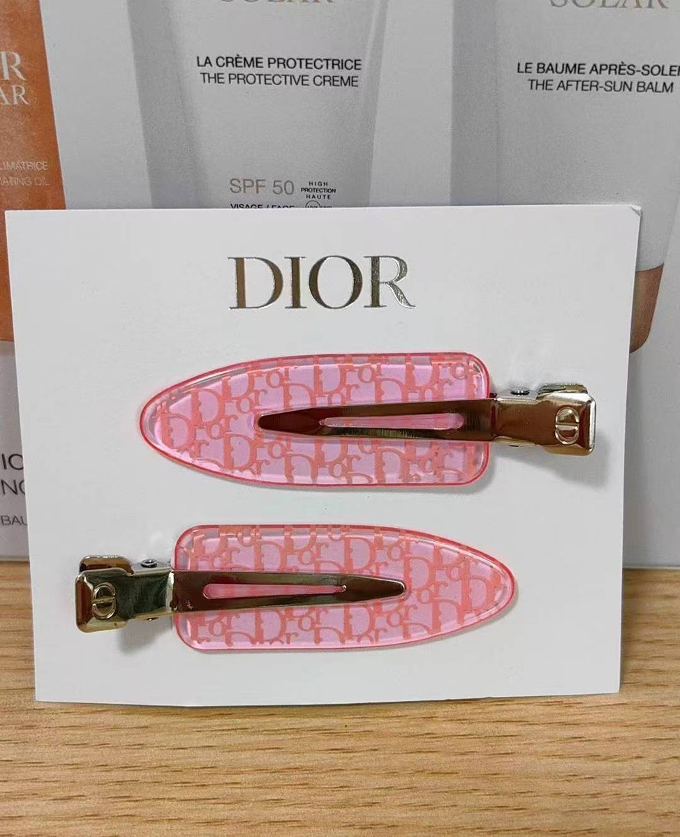 Set of 2 Dior Scrunchie Limited Pink Boxed Backstage Hair pin