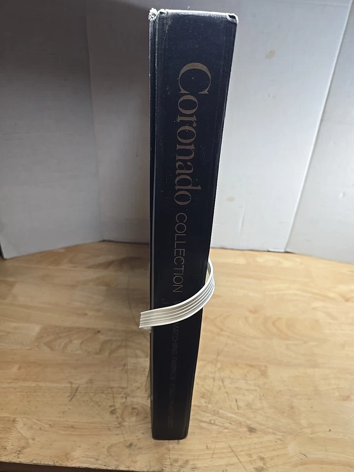 Large Vintage Salesman Fabric Wallpaper Sample Book with Samples - Image 4 of 4