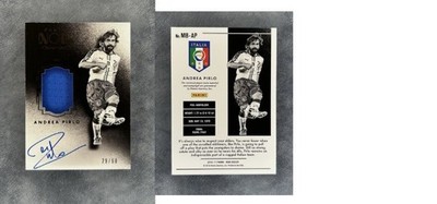 Panini Noir Andrea Pirlo Patch Auto OnCard /60 Italien Legend