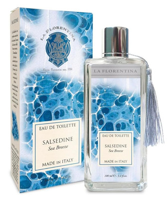 La Florentinas Salsedine Sea Breeze Eau de Toilette, Made in Italy, 3.4 fl oz