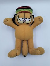 Jamaican Garfield plush stuffed toy 15"