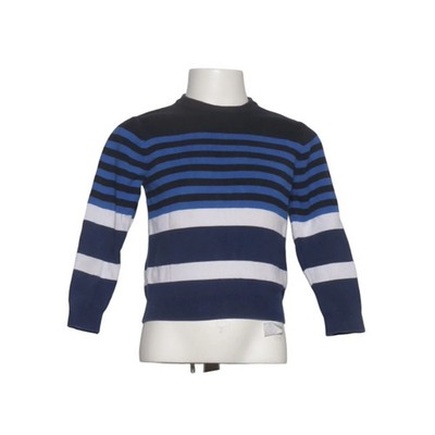 Jacadi, Strickpullover, Größe: 104, Blau/Schwarz/Weiß, Baumwolle, Streifen #xsp