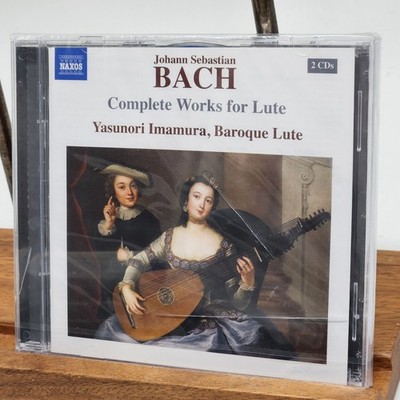 Brand New Sealed Johann Sebastian Bach Complete Works for Lute Cracked Case 