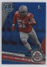 2023 Bowman U Chrome Blue Refractor 156/199 Michael Hall Jr #170 ms9