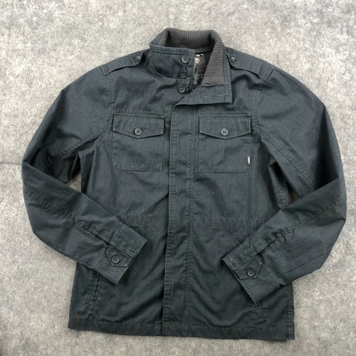 Vans Jacket Mens Small Gray Full Zip 