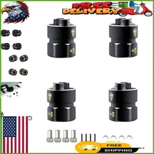 Premium Brass Extended Hex Hubs +5mm Wheel Spacers for Bronco Gladiator RC Cars