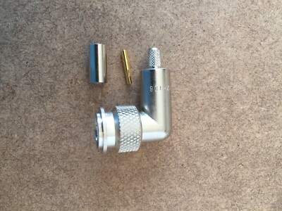 TNC-Stecker male Winkelstecker für RG58, RG142, RG400, RG223 krimp Rosenberger