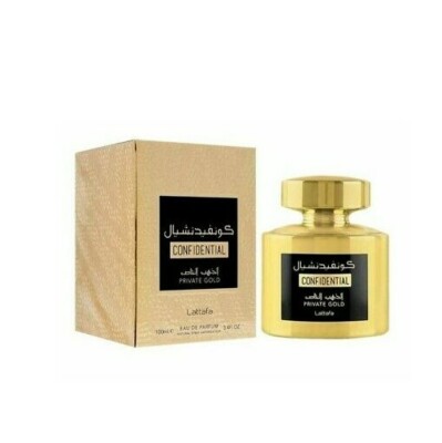 Confidential Private Gold Parfüm Spray 100ml  / misk /Attar (24,99 /100 ml)