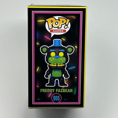 Funko Pop FREDDY FAZBEAR BLACKLIGHT Exclusive Five Nights at