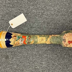 Vintage Ceramic German Beer Stein with Raised Relief