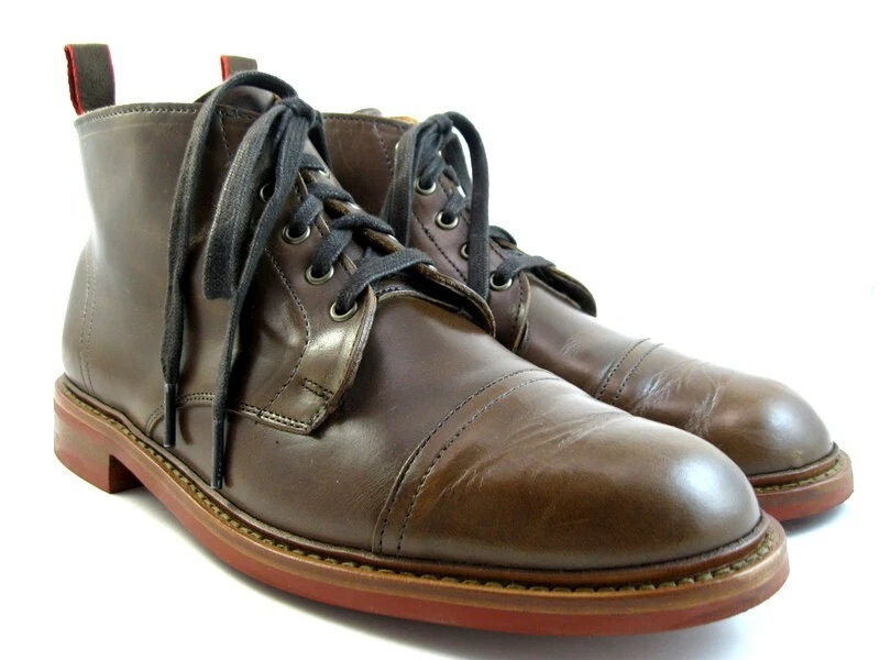 Botas Allen Edmonds "PATTON" RESISTENTES A LA INTEMPERIE Chromexcel 9 D Natural DESCONTINUAR (98N) Foto 2 de 4