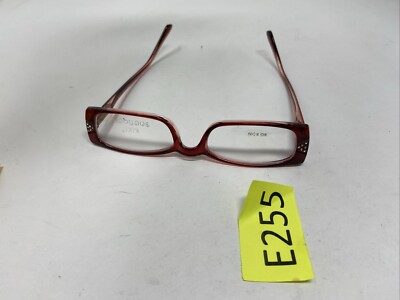KIKI BOUTIQUE EYEWEAR K2015 51-19-140 C1 RED CRYSTAL FLEX HINGE