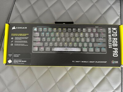 Corsair K70 RGB Pro Mini 60% Wireless Keyboard Mint /w Speed & Brown Switch Kit
