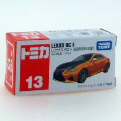 Japan Tomy Tomica No 13 Lexus RC F First Edition Special 1/59