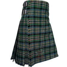 Scott Green Ancient Tartan Kilt Scottish Traditional Brand New Stitched Kilt