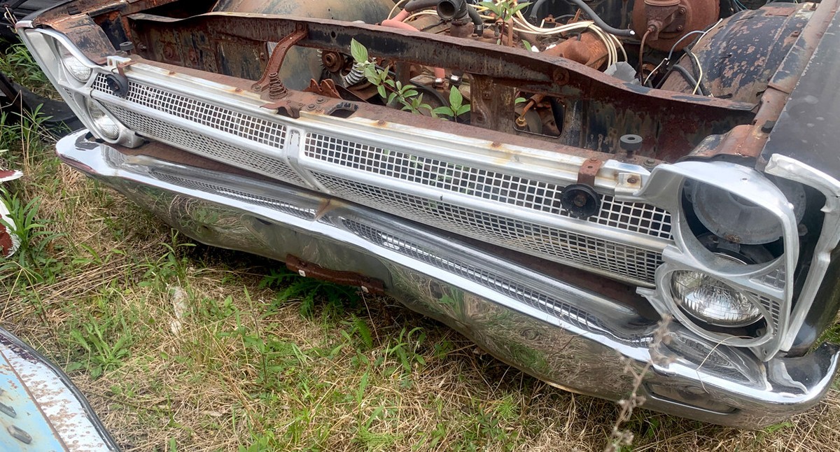 Vintage 1965 Plymouth Sport Fury II III OEM Center Aluminum Metal