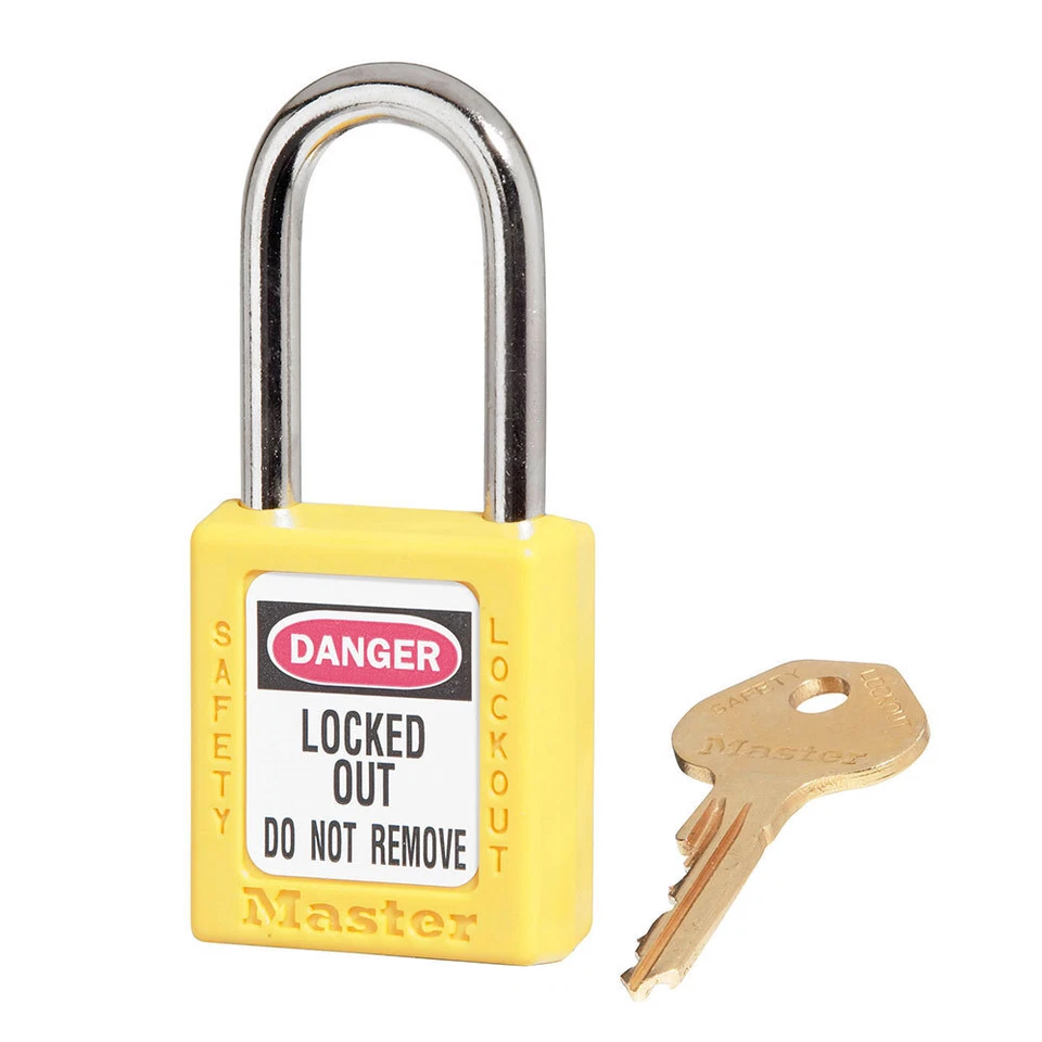 Master Lock 410 Lockout Padlock Yellow (ML-410-YLW)